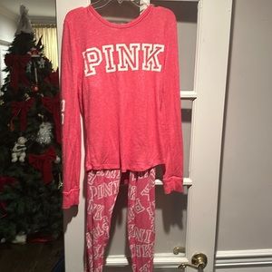 Pink pajamas. Gently used
